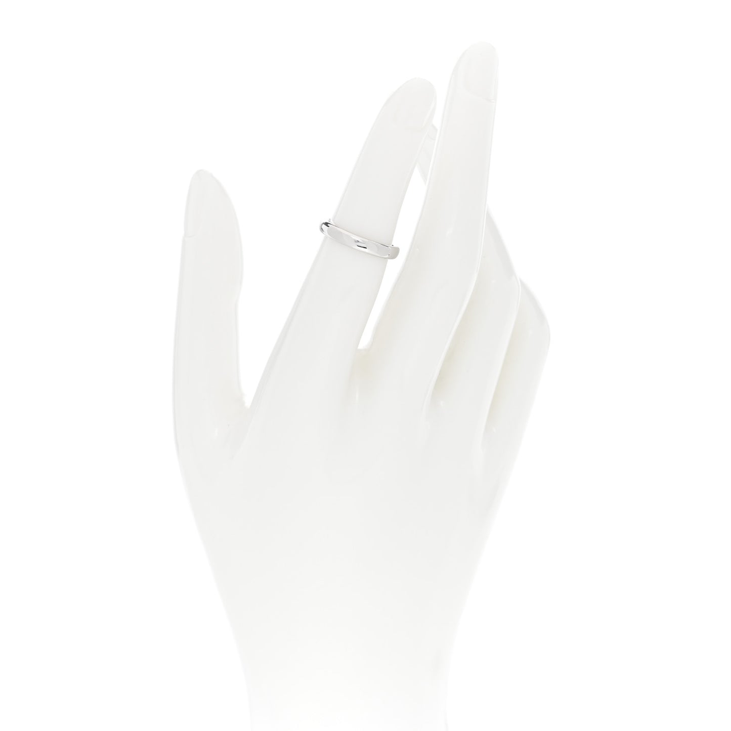 Platinum 3mm Forever Wedding Band Ring 48 4.5