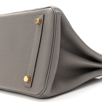 Hermes Togo Birkin 30 Etain 9 of 10