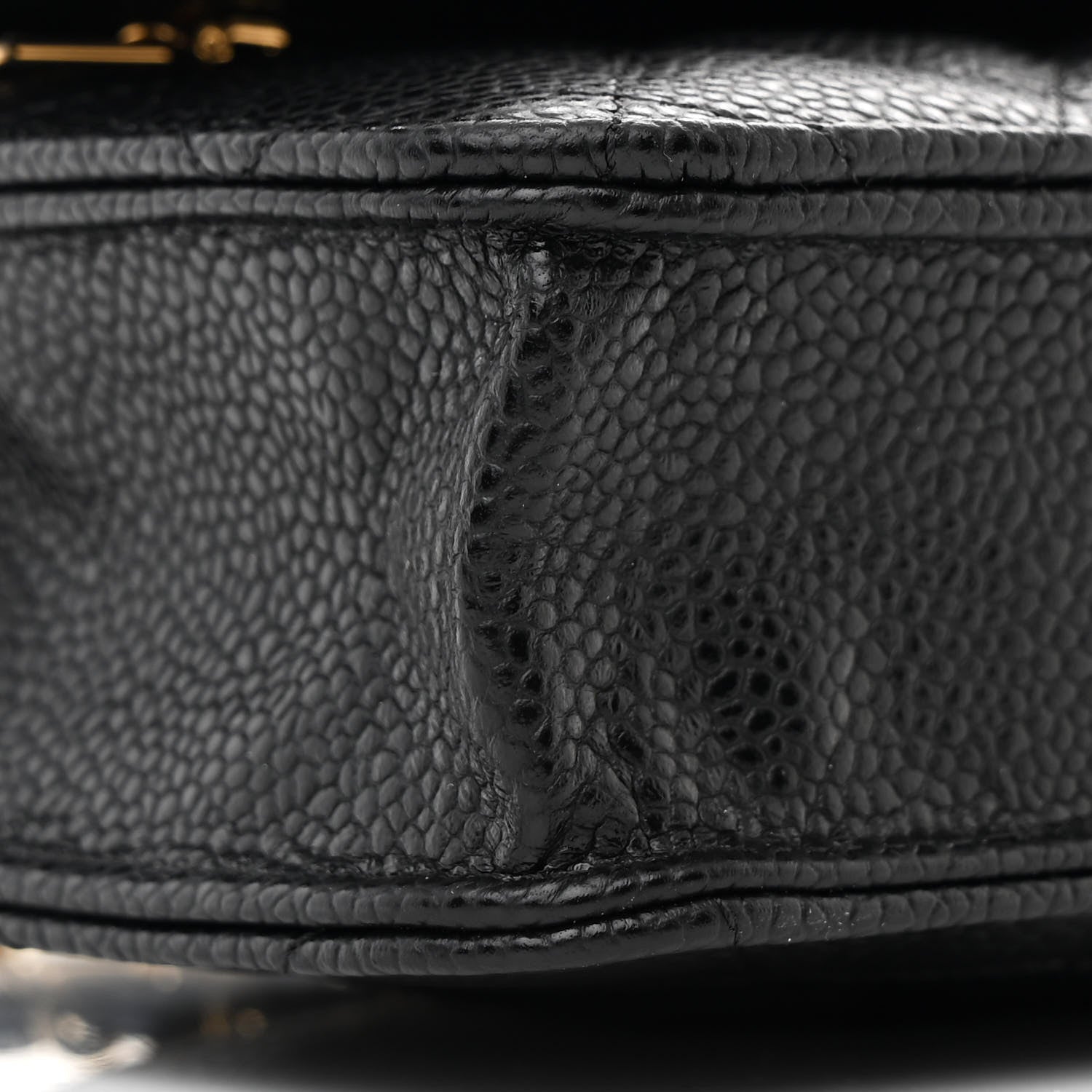 Chanel Caviar Quilted Wallet on Chain WOC Black 10 of 12