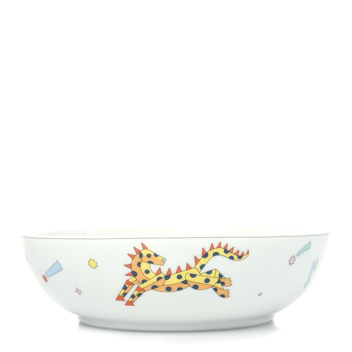 Hermes Porcelain Epopee Cereal Bowl 1 of 9