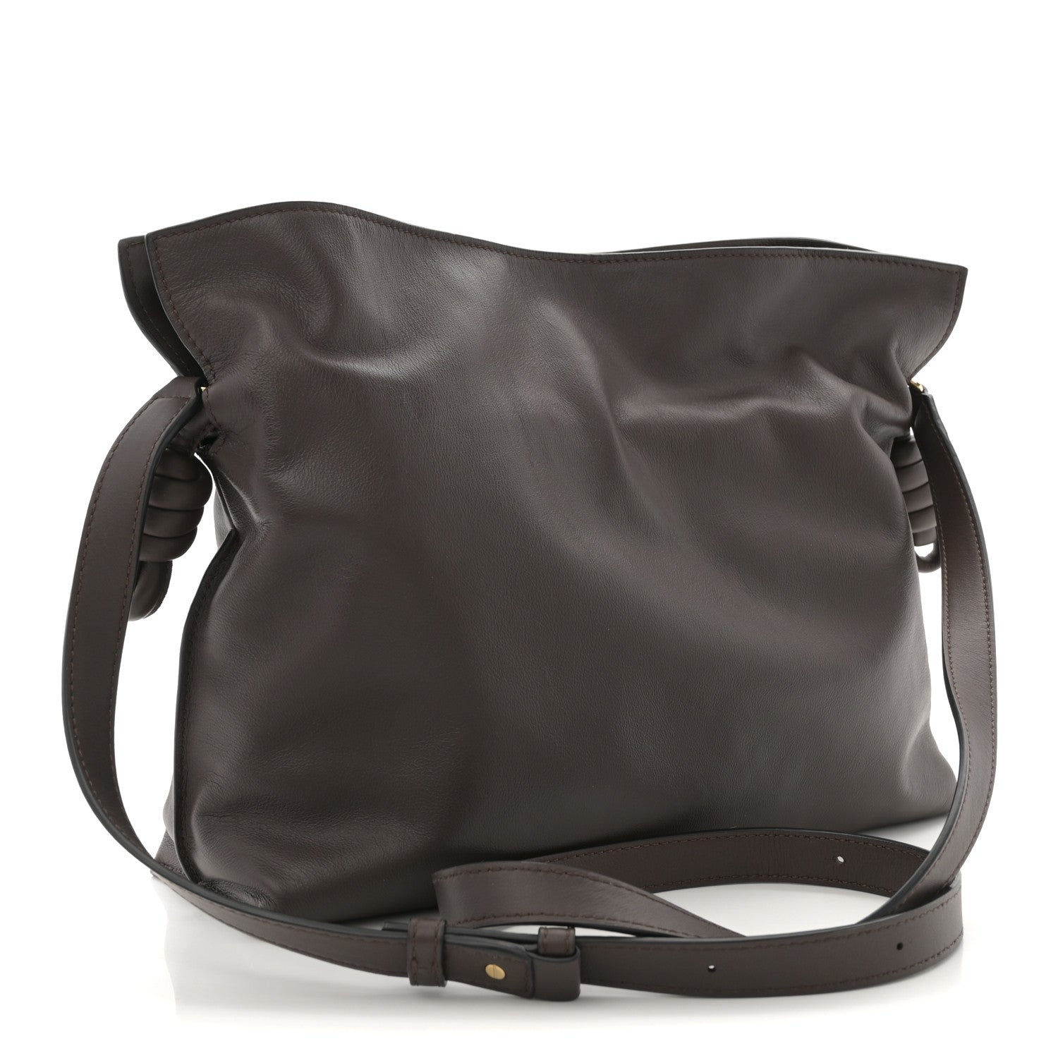 Loewe Nappa Medium Flamenco Knot Bag Chocolate 3 of 11