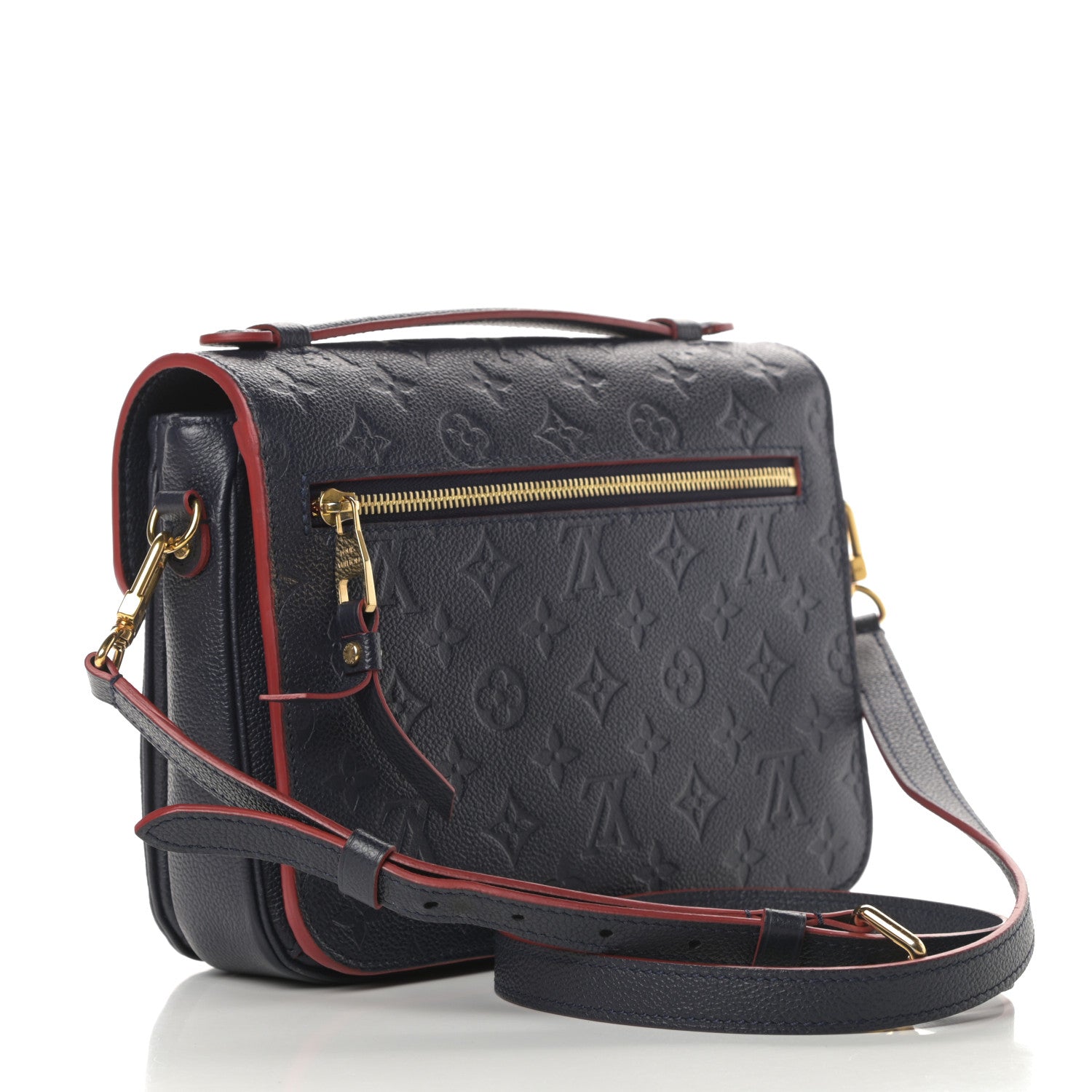 Louis Vuitton Empreinte Pochette Metis Marine Rouge 3 of 15