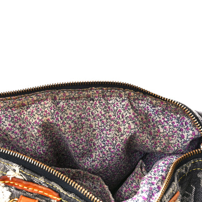 Louis Vuitton Denim Patchwork Speedy 30 Grey 12 of 17