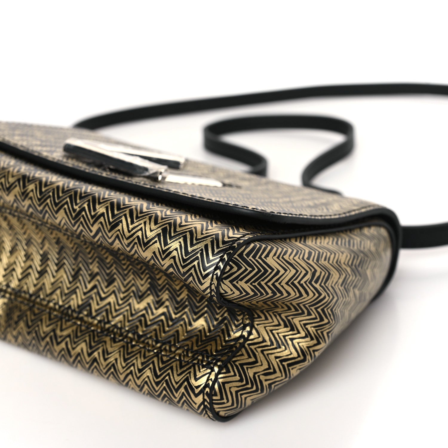 Louis Vuitton Epi Chevron Printed Twist Shoulder Bag PM Gold 8 of 8