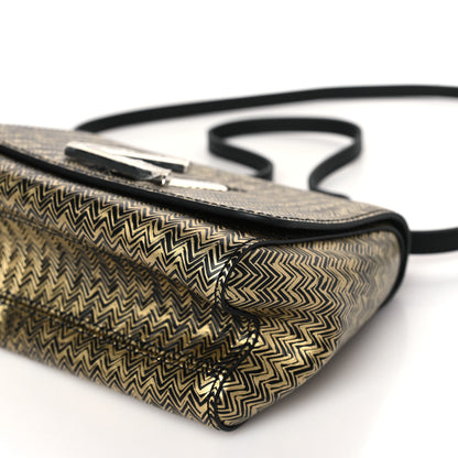 Louis Vuitton Epi Chevron Printed Twist Shoulder Bag PM Gold 8 of 8
