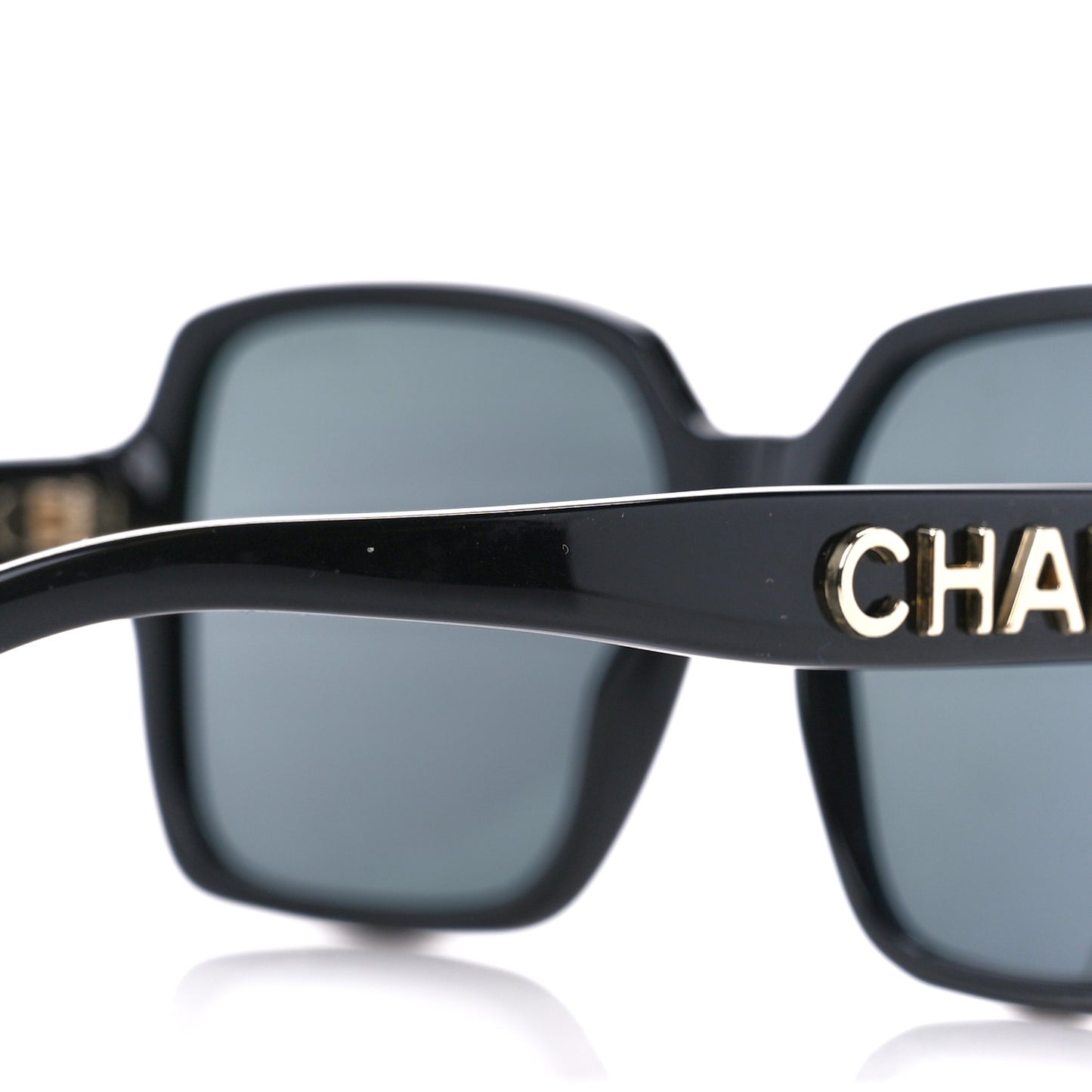 Acetate Square Sunglasses 5408-A Black