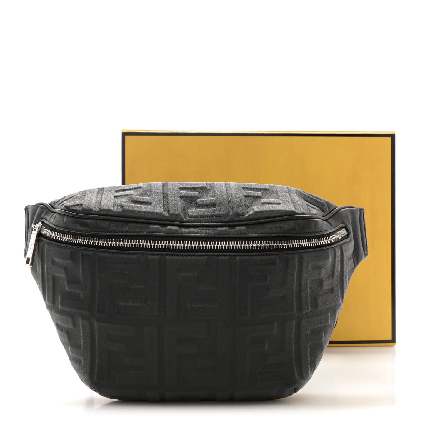 Nappa FF 1974 Embossed Belt Bag Black