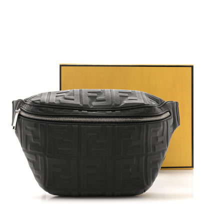 Fendi Nappa FF 1974 Embossed Belt Bag Black 13 of 13