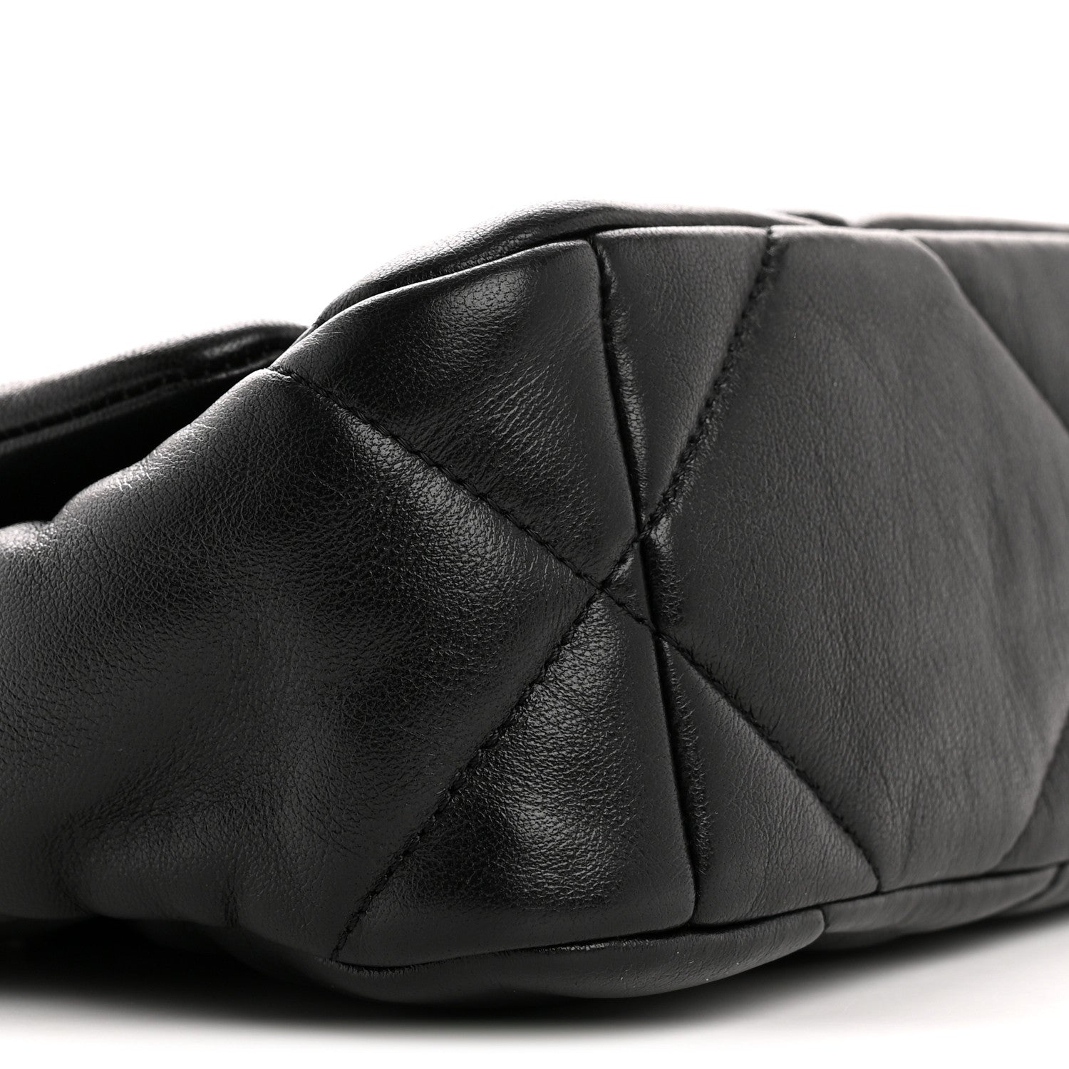 Chanel Lambskin Quilted Medium Chanel 19 Flap Black 9 of 13