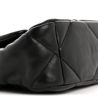Chanel Lambskin Quilted Medium Chanel 19 Flap Black 9 of 13