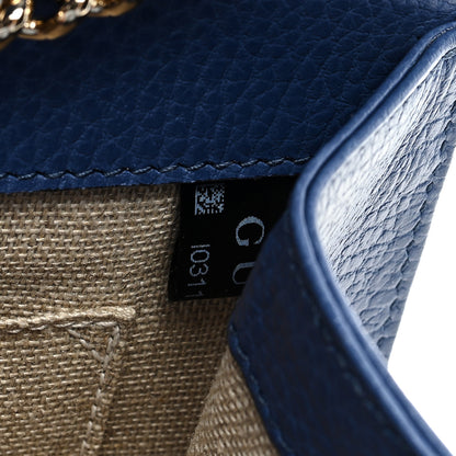 Gucci Dollar Calfskin Small Interlocking G Shoulder Bag Caspian 7 of 10
