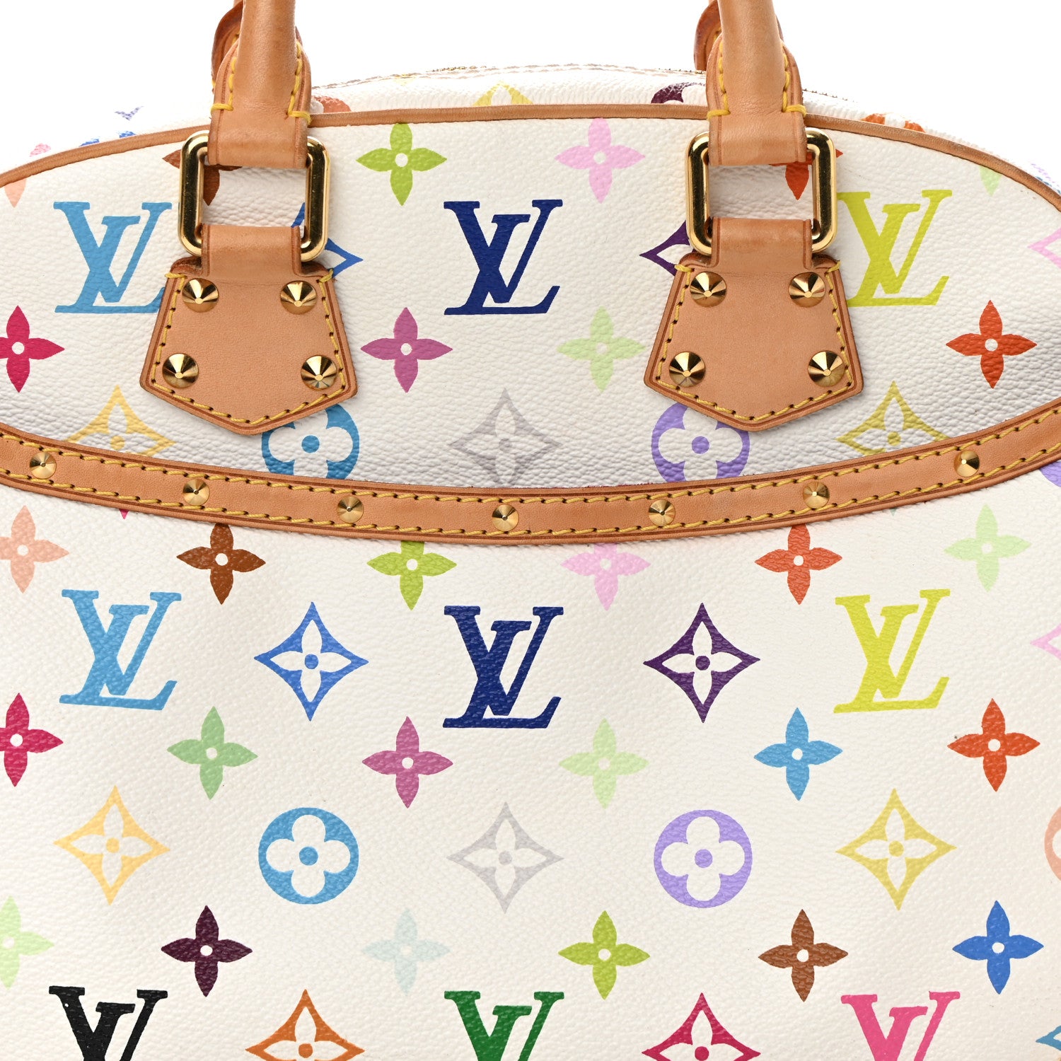 Louis Vuitton Monogram Multicolor Trouville White 8 of 13