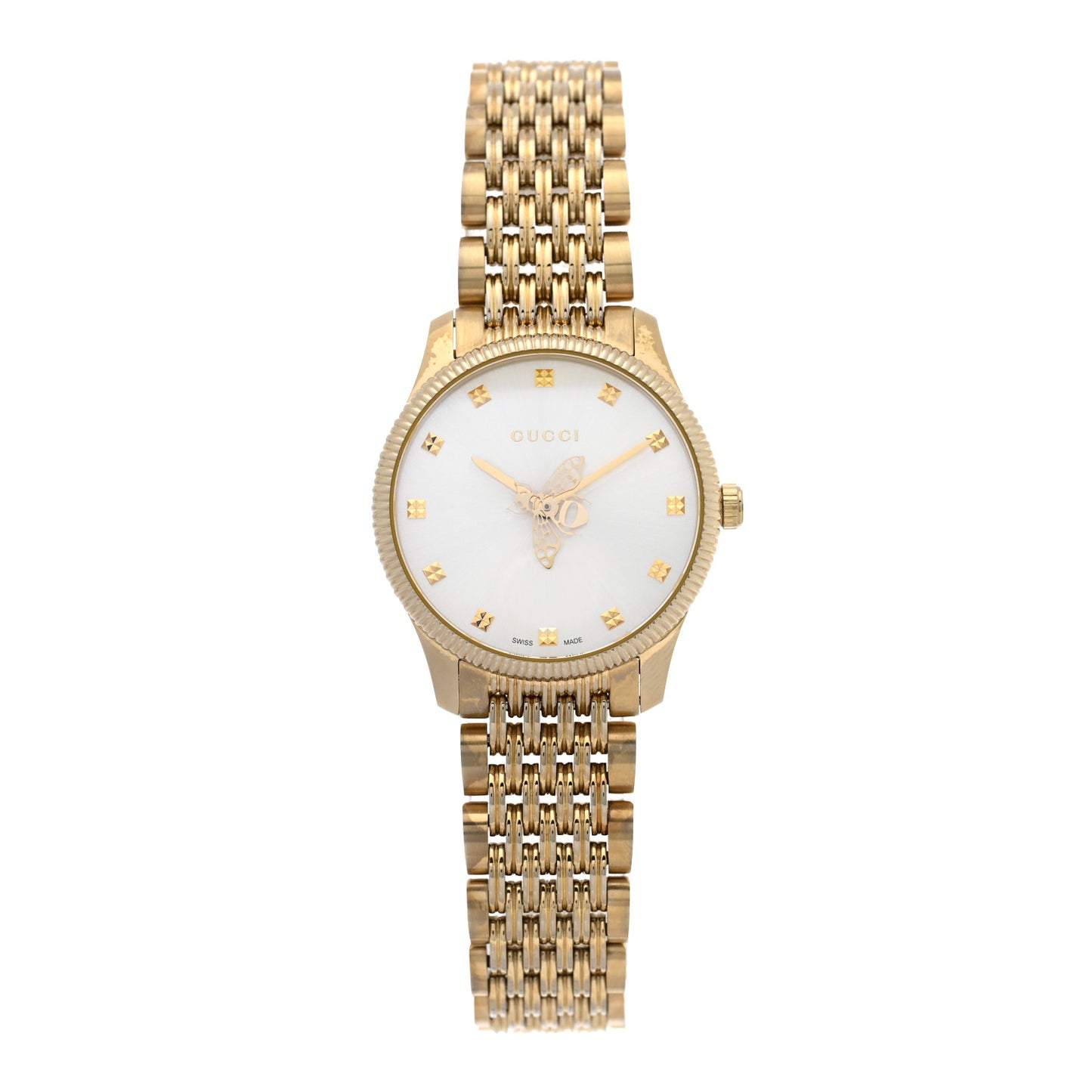 Stainless Steel 29mm G-Timeless Bee Quartz Watch Gold