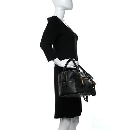 Marc Jacobs Calfskin Recruit Bauletto Satchel Tote Bag Black 3 of 13