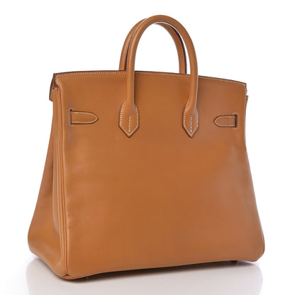 Hermes Vache Natural HAC Birkin 32 3 of 12