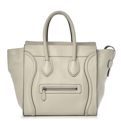 Celine Drummed Calfskin Mini Luggage Lune 1 of 15