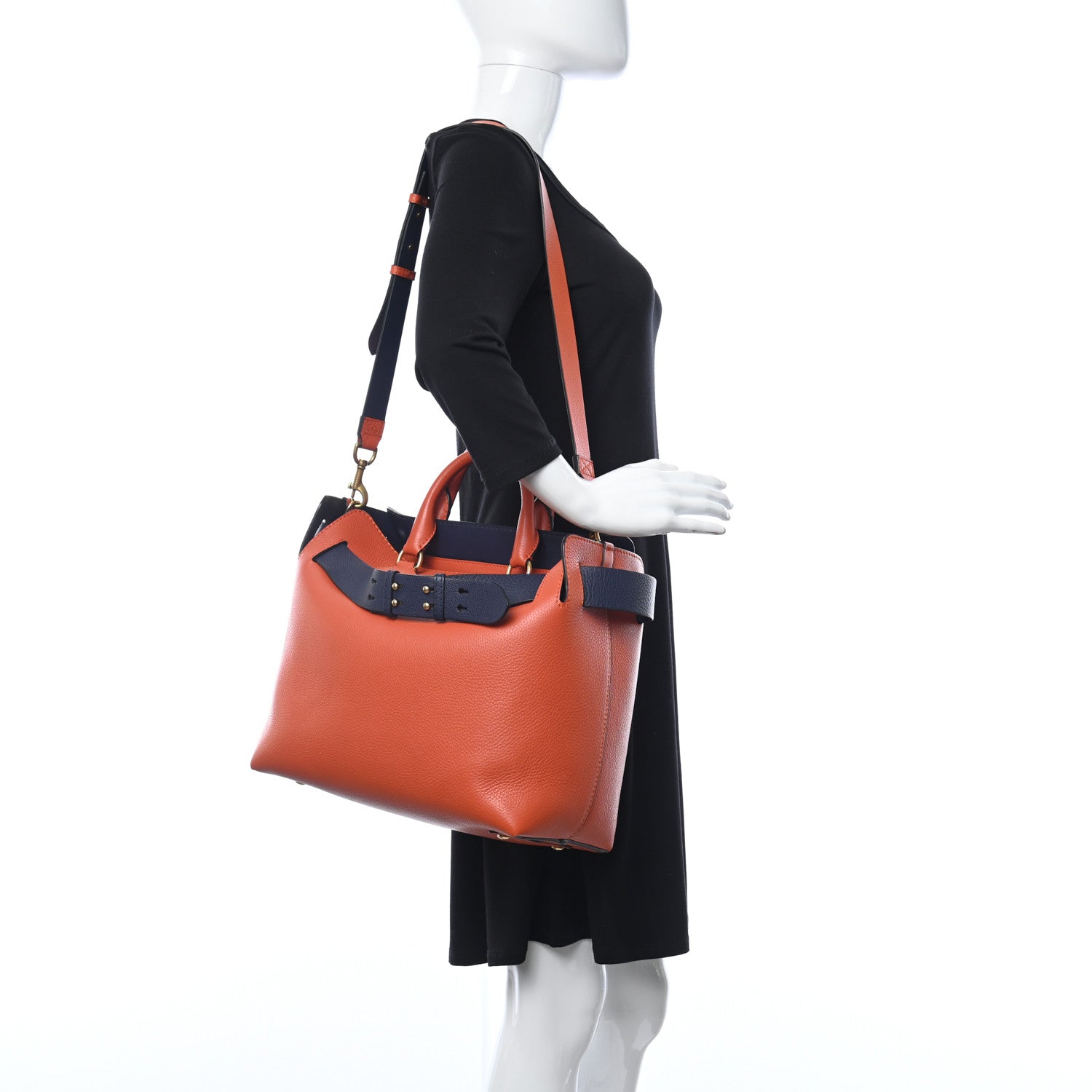 Burberry Marais Calfskin Medium Belt Bag Clementine 2 of 14