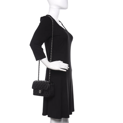 Chanel Lambskin Quilted Mini Rectangular Flap Black 2 of 11