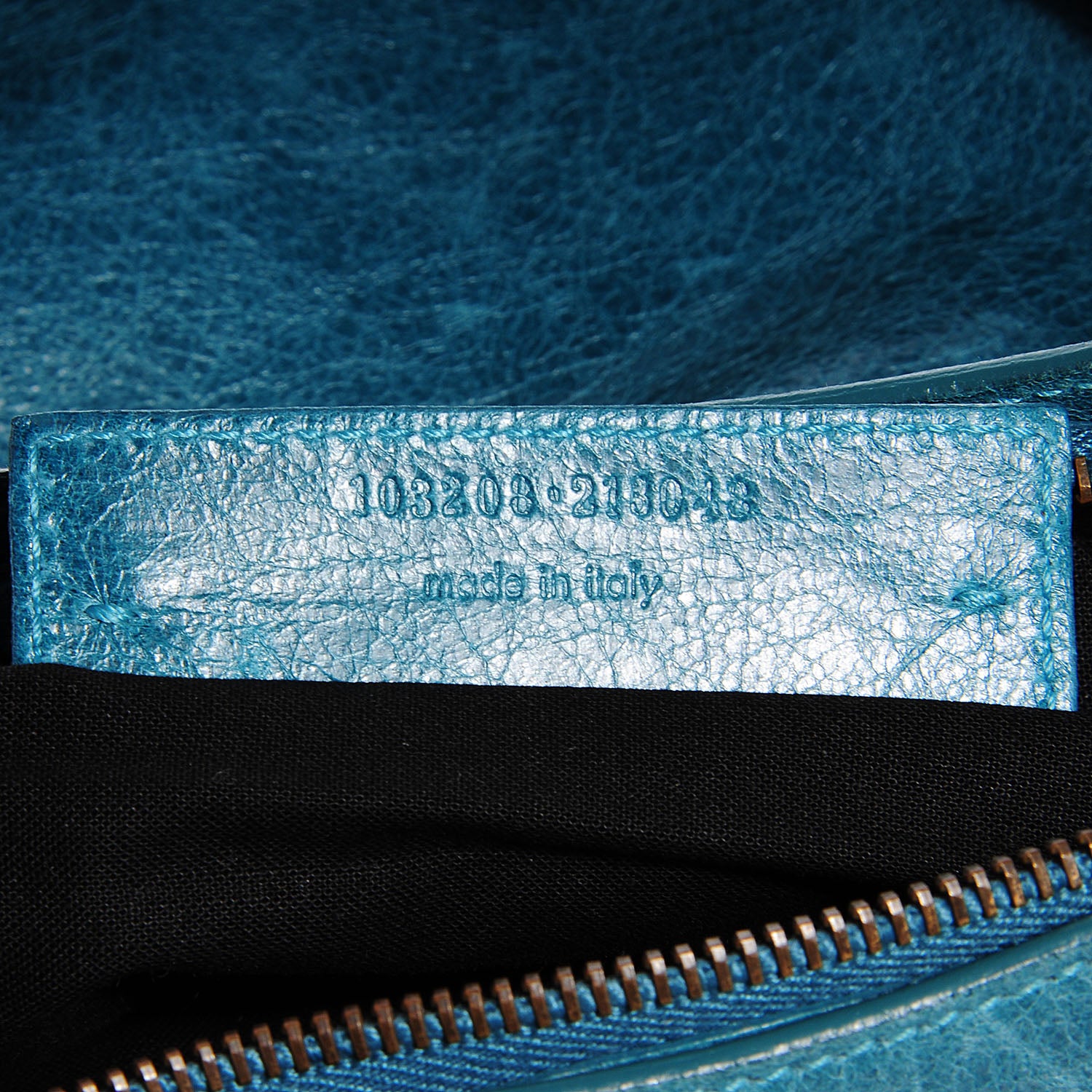 Balenciaga Chevre Classic Hardware First Aquamarine 7 of 13
