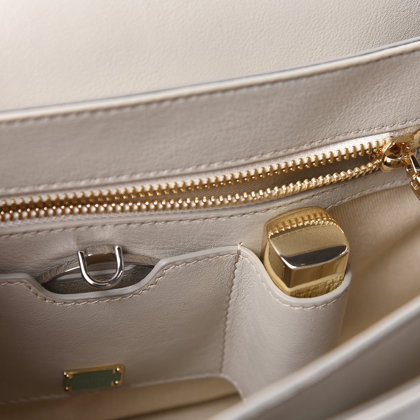 Calfskin Margharita Shoulder Bag White