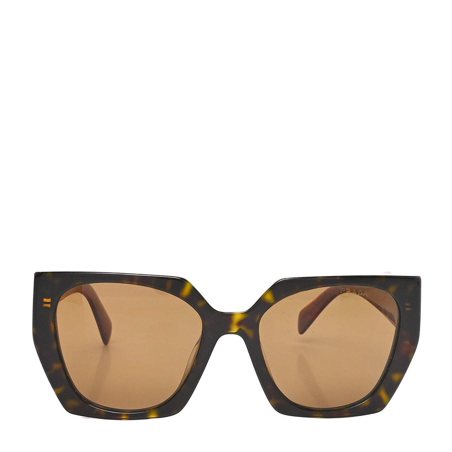 Prada Acetate Sunglasses SPR 15W Tortoise Red Marble 2 of 7