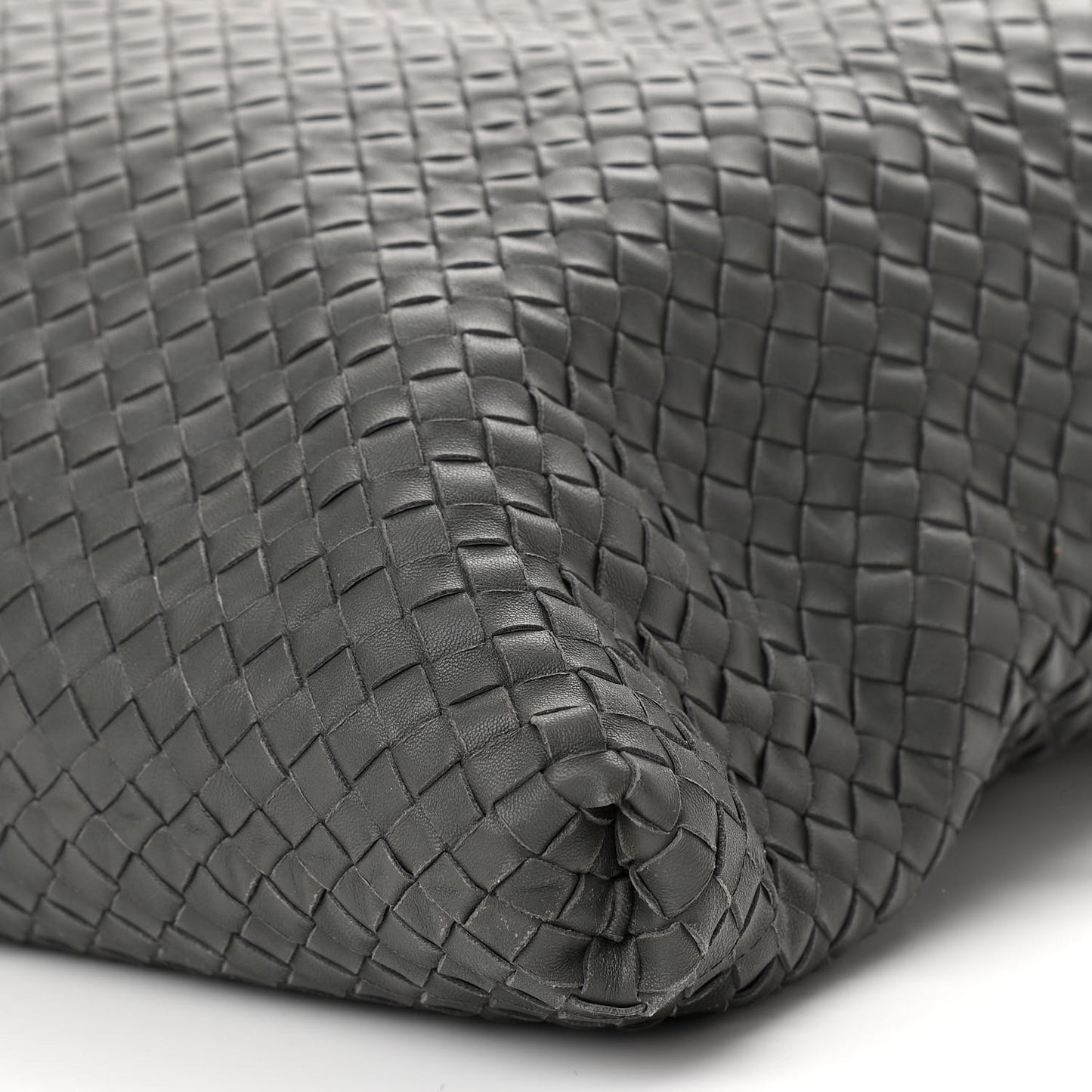 Nappa Intrecciato Maxi Convertible Tote Grey