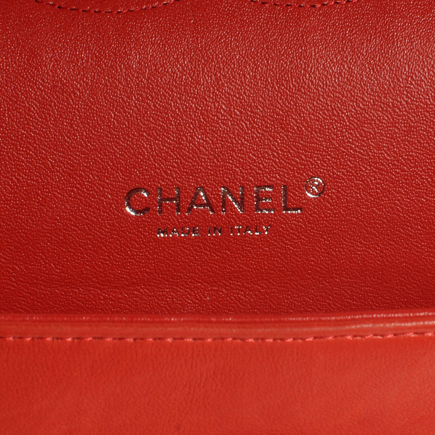 Chanel Lambskin Quilted Maxi Single Flap Red 6 of 7