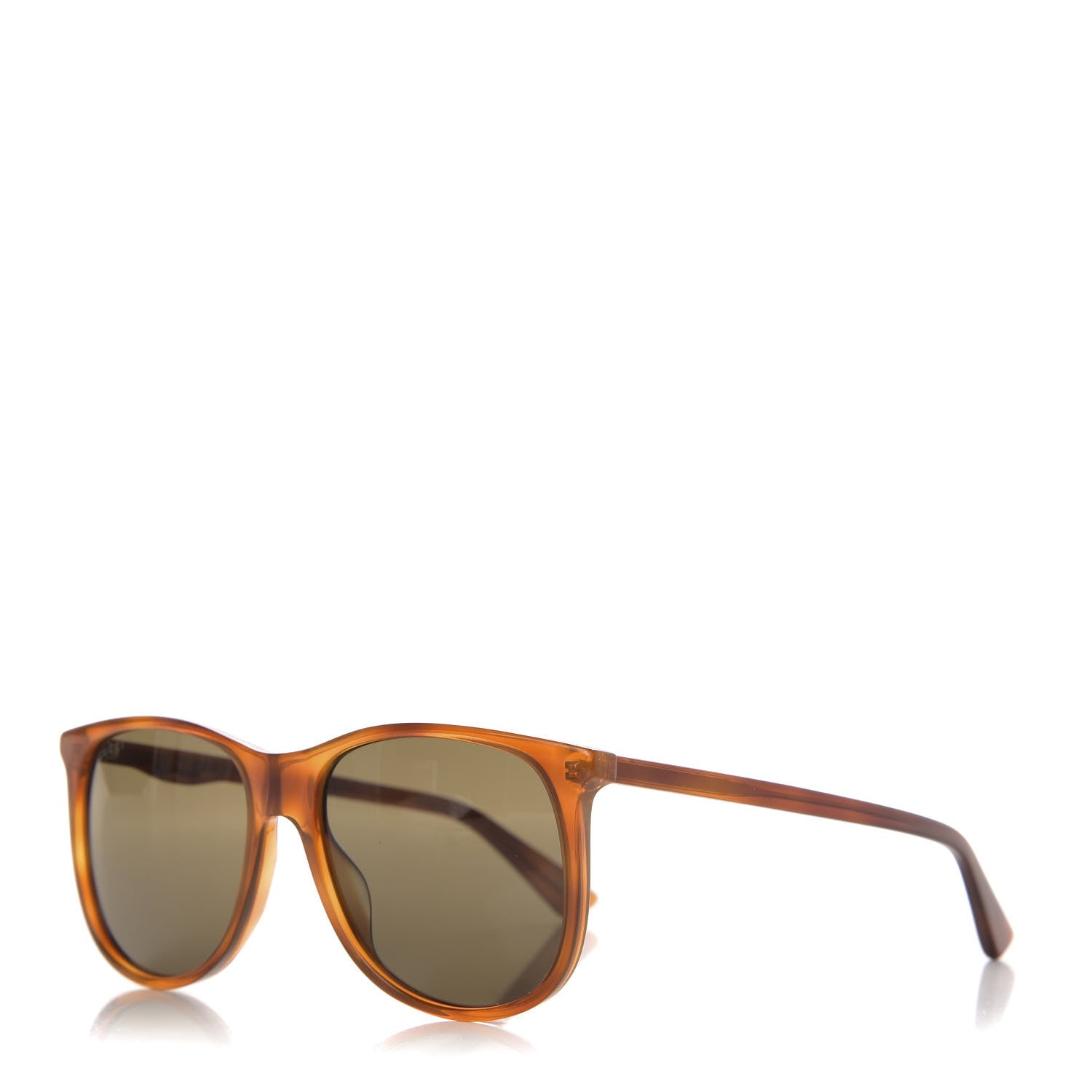Gucci Acetate Frame Sunglasses GG0263S Havana 1 of 8
