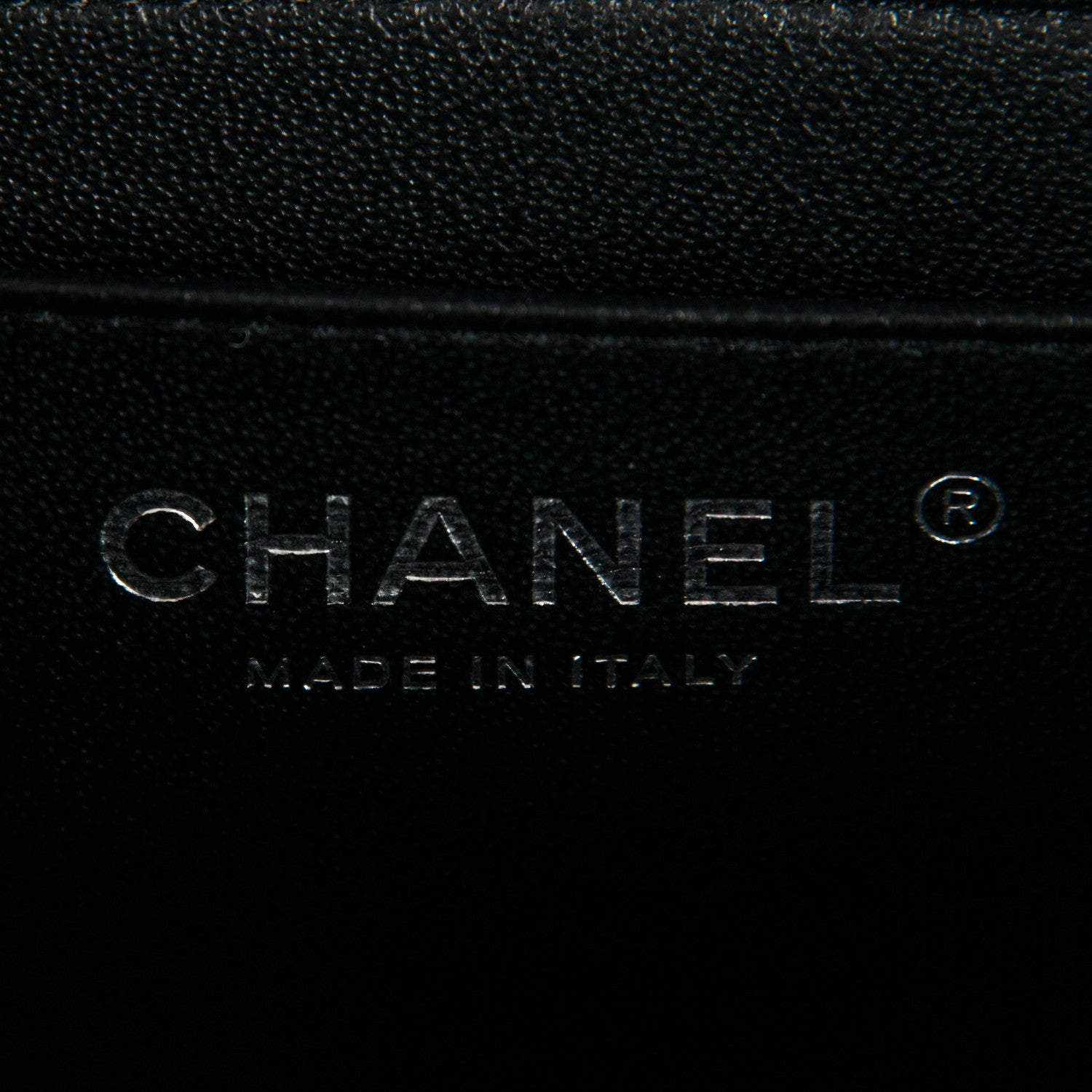 Chanel Crumpled Calfskin Quilted Mini Square Flap So Black 7 of 8