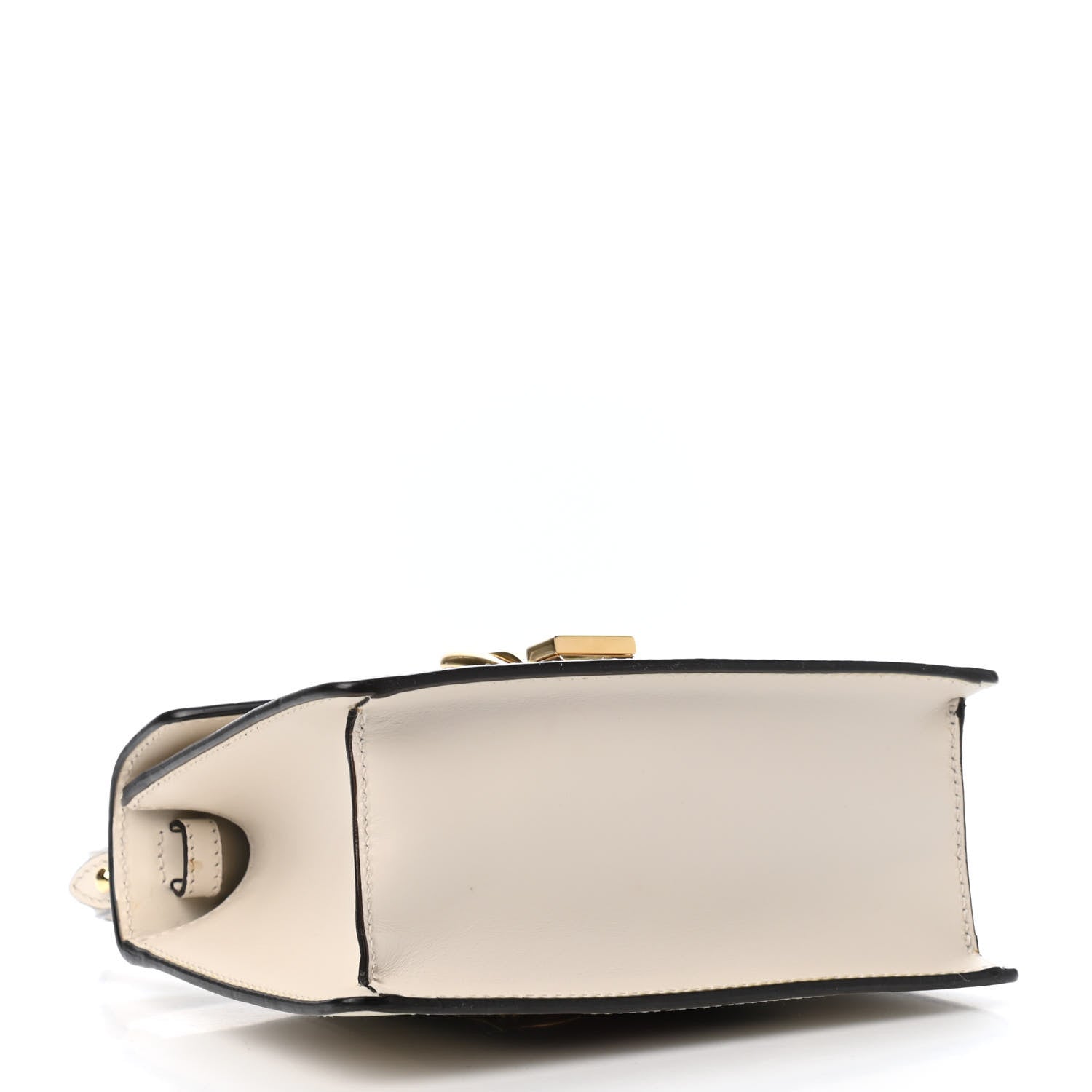 Gucci Calfskin Mini Sylvie Top Handle Bag White 3 of 4