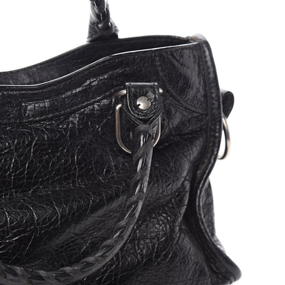 Balenciaga Agneau Silver Metallic Edge Hardware Mini City Black 11 of 16