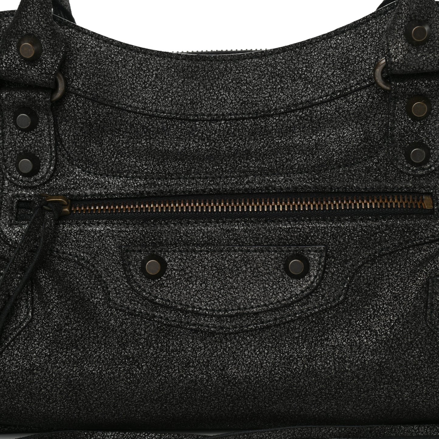 Craquele Calfskin Classic Hardware First Black