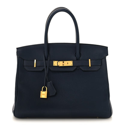 Hermes Togo Birkin 30 Bleu Nuit 1 of 16