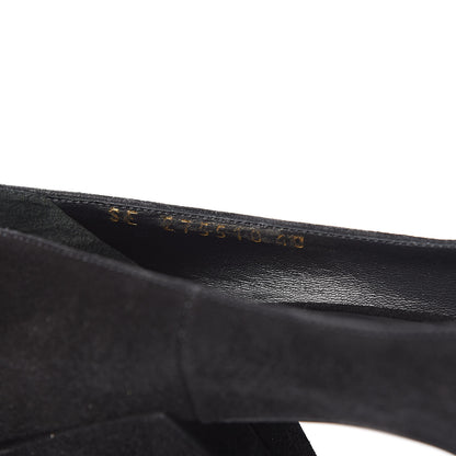 Saint Laurent Kid Scamosciato Lucy 105 Pumps 40 Black 8 of 8