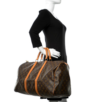 Louis Vuitton Monogram Keepall 50 2 of 12