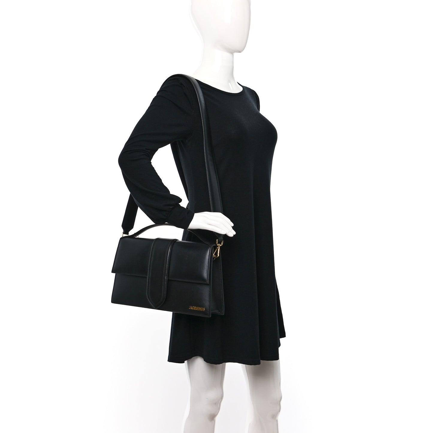 Smooth Calfskin Le Bambinou Black
