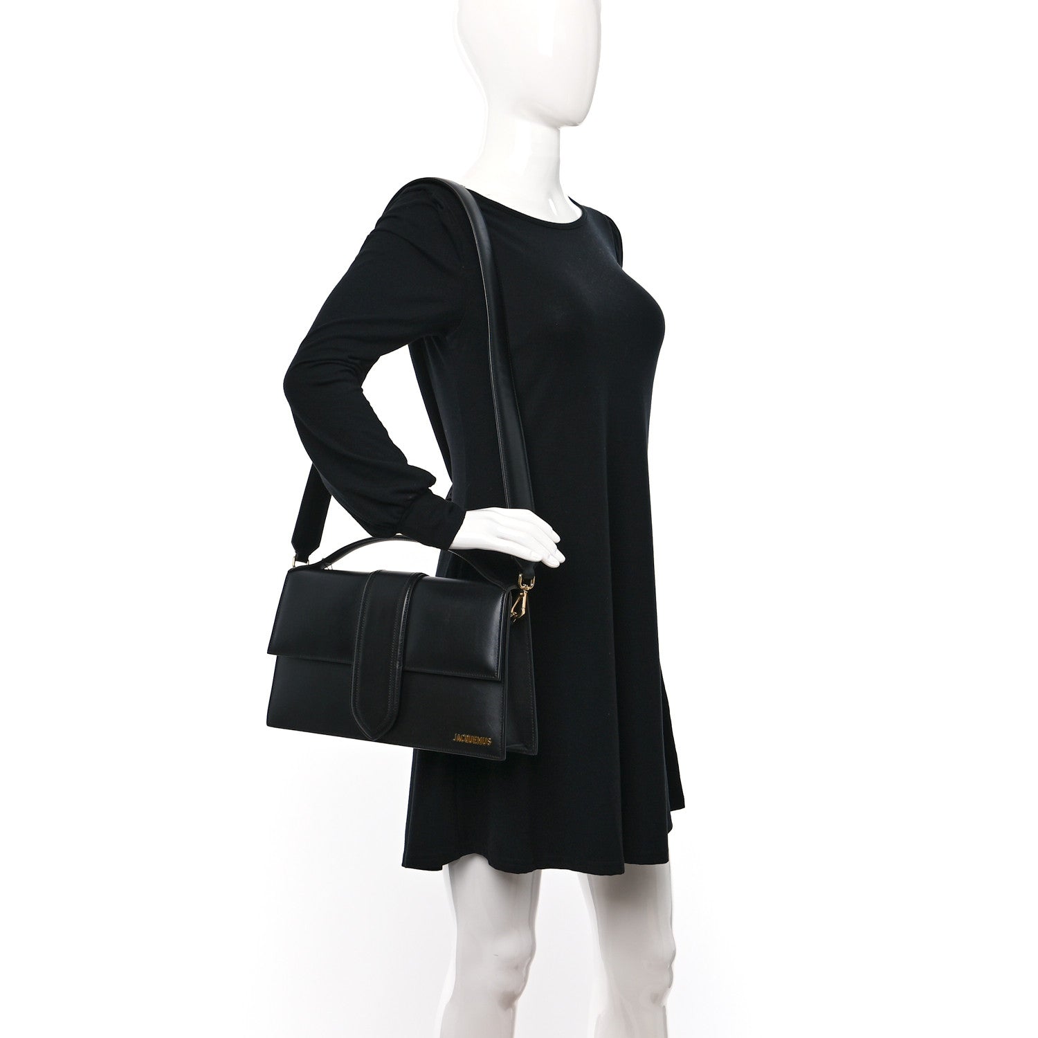 Jacquemus Smooth Calfskin Le Bambinou Black 2 of 10