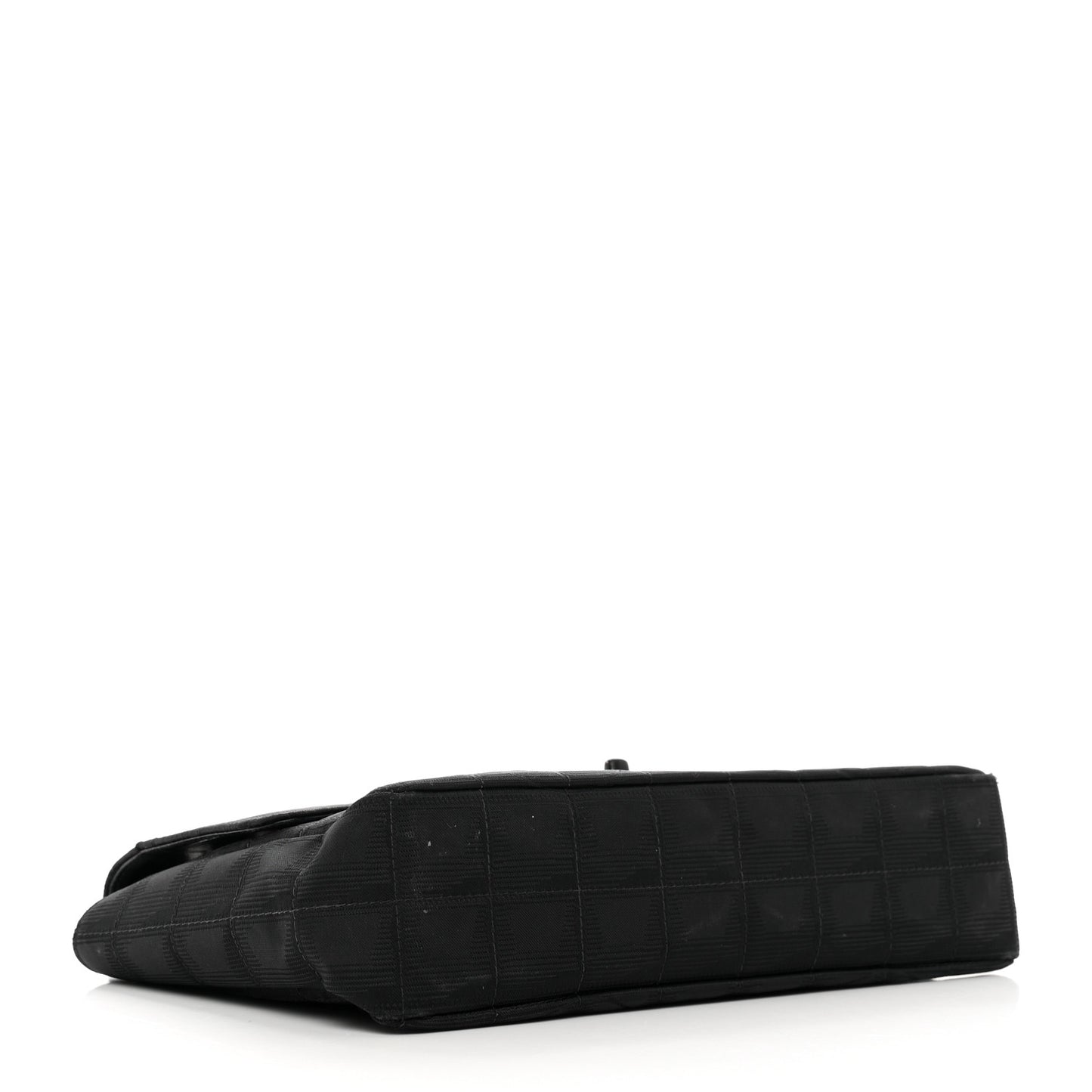 Nylon Medium Travel Flap Black