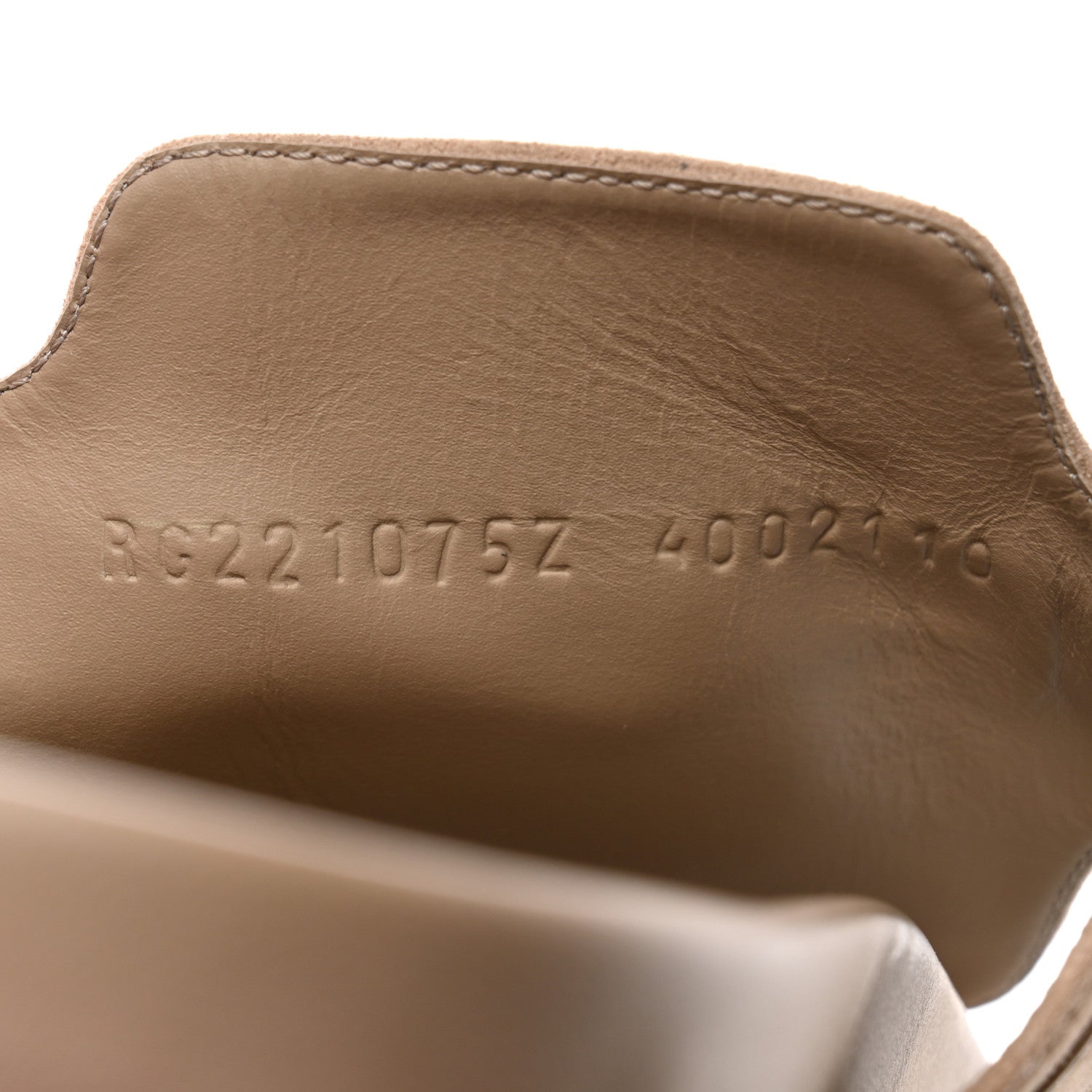 Hermes Suede Goatskin Womens Empire Sandals 40 Beige Sable 6 of 8