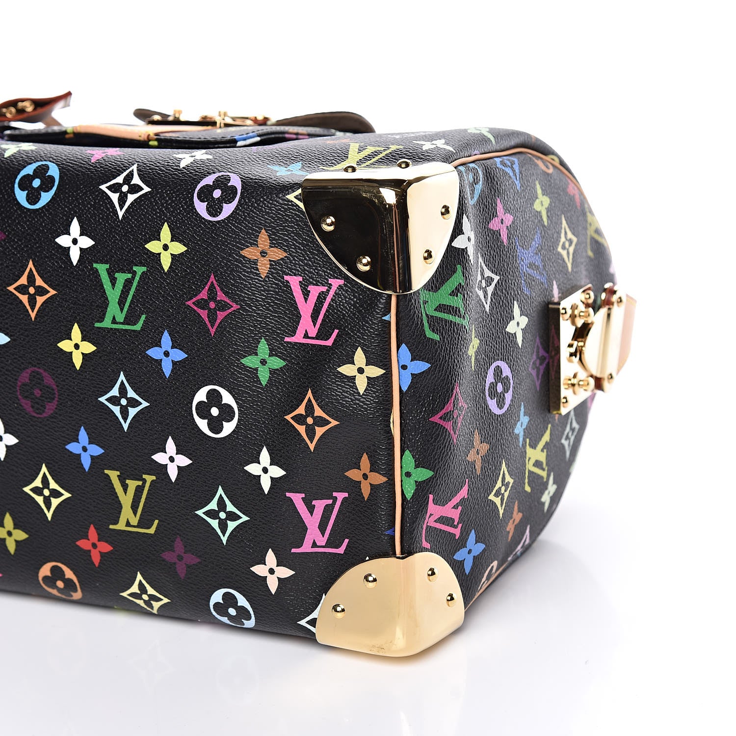 Louis Vuitton Monogram Multicolor Speedy 30 Black 6 of 10