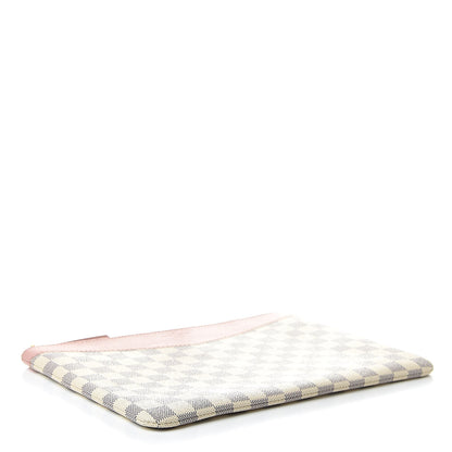 Louis Vuitton Damier Azur Daily Pouch Rose Poudre 4 of 7