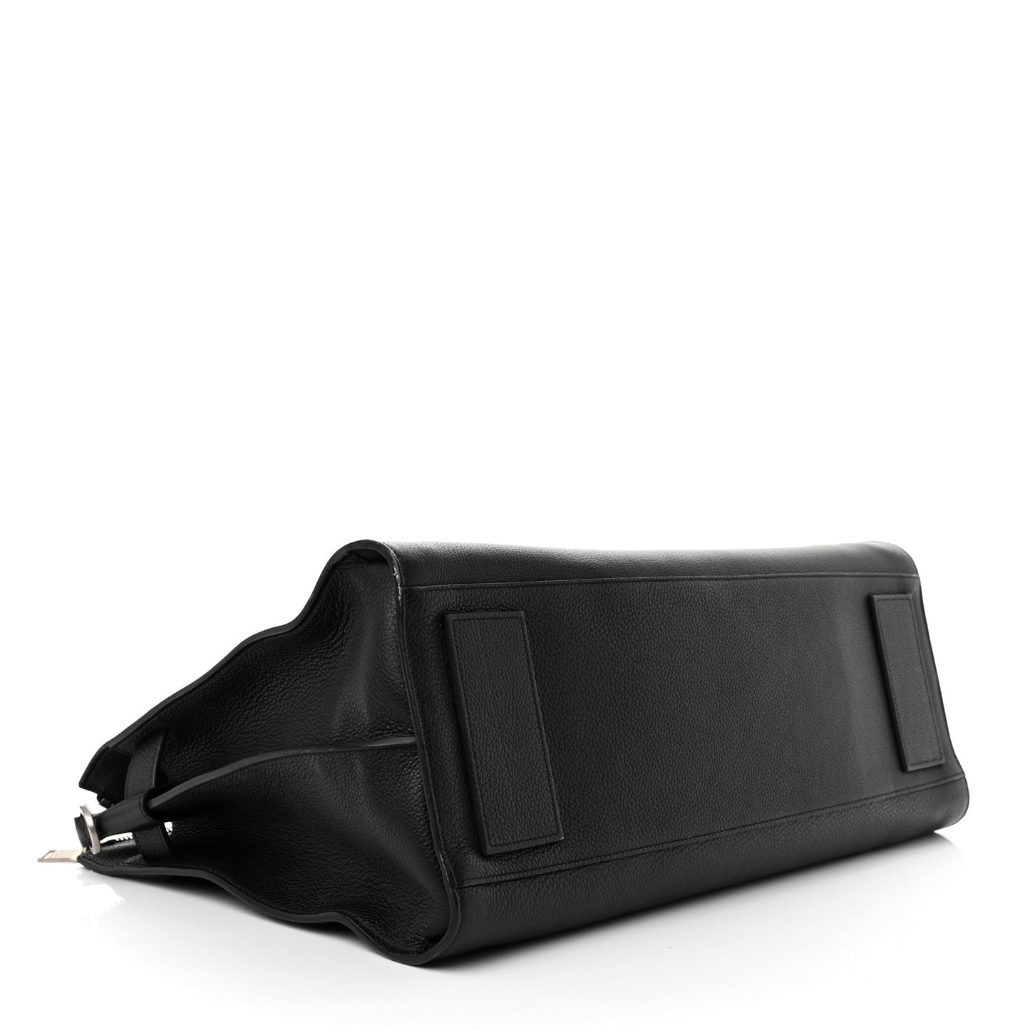 Grained Calfskin Medium Souple Sac De Jour Duffle Black