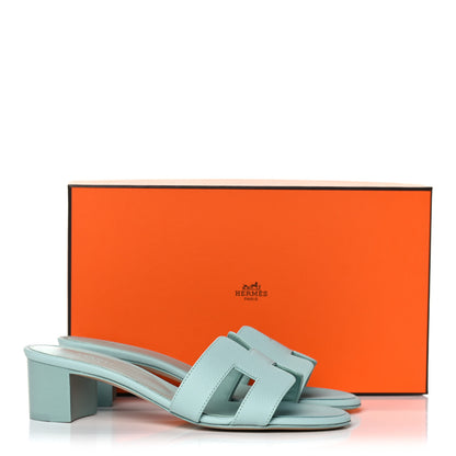Hermes Epsom Oasis Sandals 36 Vert Embrun 11 of 11