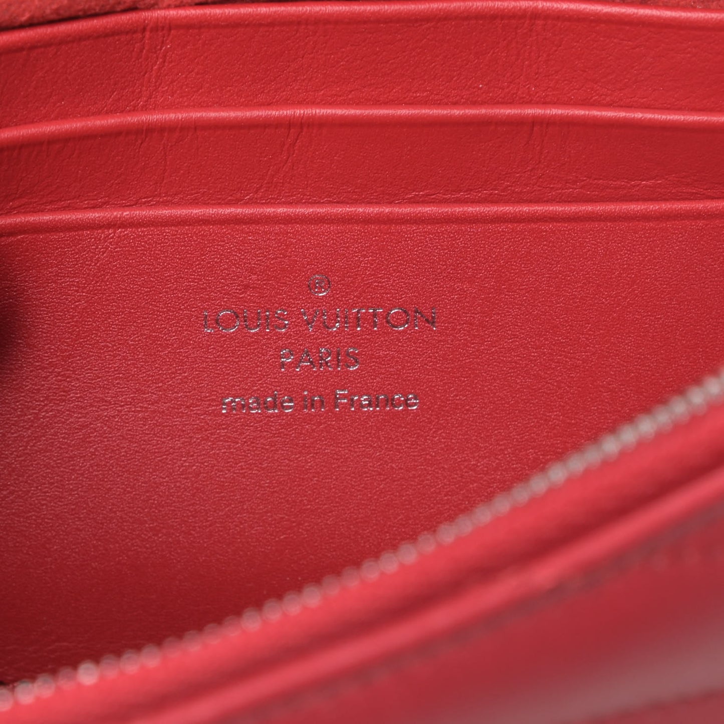 Calfskin New Wave Chain Pochette Scarlet