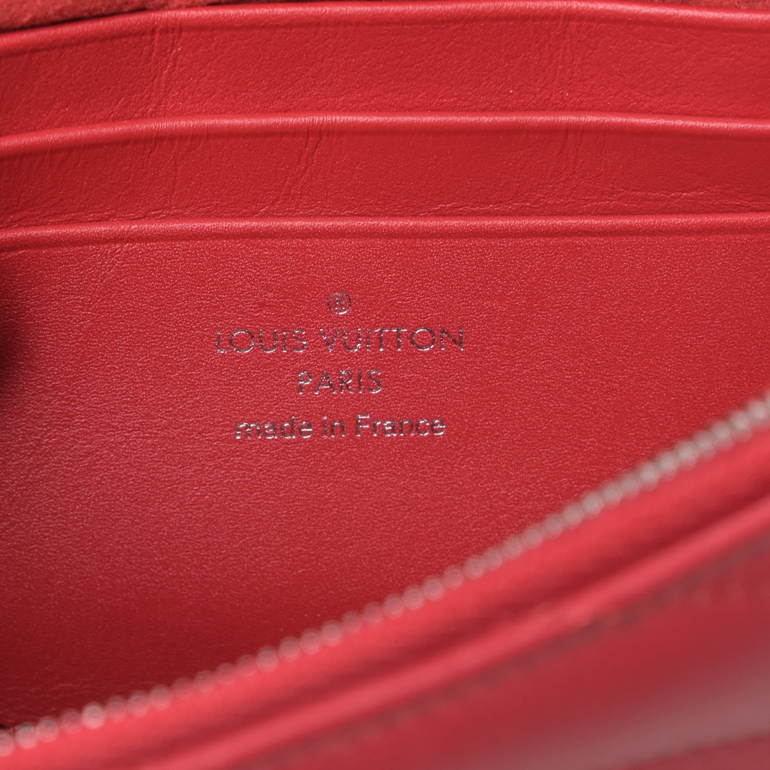 Louis Vuitton Calfskin New Wave Chain Pochette Scarlet 6 of 10