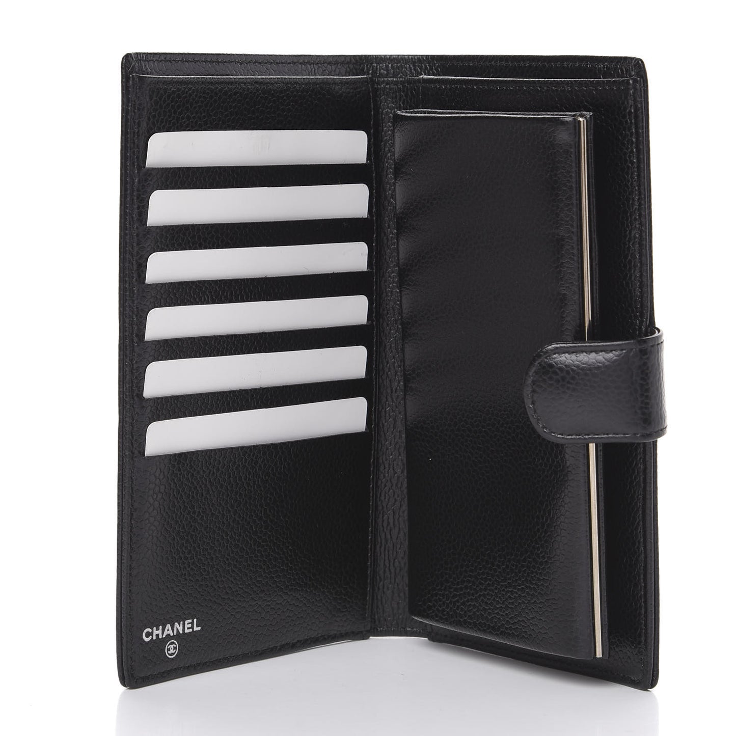 Caviar Timeless CC French Wallet Black