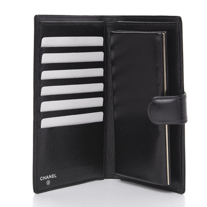 Chanel Caviar Timeless CC French Wallet Black 6 of 15