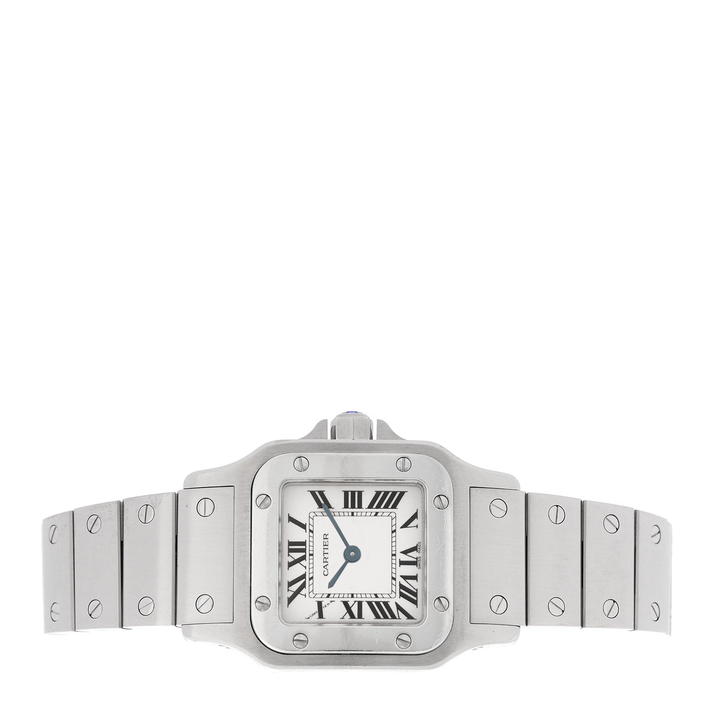 Stainless Steel 24mm Santos de Cartier Galbee Quartz Watch