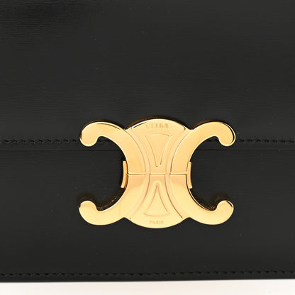 Celine Shiny Calfskin Teen Triomphe Black 7 of 9