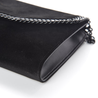 Stella McCartney Velvet Effect Falabella Shoulder Bag Black 9 of 9